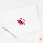 Gemaakt voor elkaar! ronde sticker (Envelop)