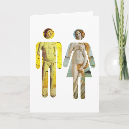 Gemaakt voor elkaars Wenskaart Kaart (Voorkant)