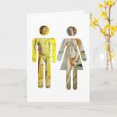 Gemaakt voor elkaars Wenskaart Kaart (Gele Bloem)