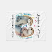 Gemaakt voor elke otter Love Valentijnsdag Fleece Deken (Voorkant (Horizontaal))