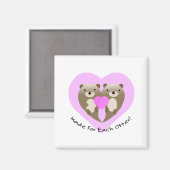 Gemaakt voor elke otter magneet (Voorkant / Achterkant)