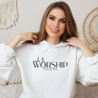 Gemaakt voor het eredienst Religieuze Christelijke Hoodie