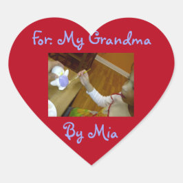 Gemaakt voor je hart Sticker van RoseWrites