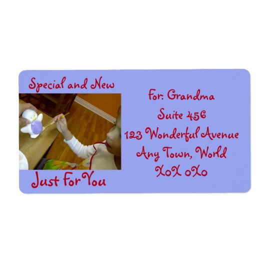 Gemaakt voor je verzendlabel door RoseWrites (Voorkant)