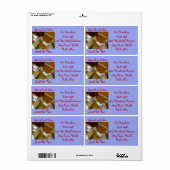 Gemaakt voor je verzendlabel door RoseWrites (Full Sheet)