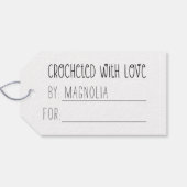 Gemaakt voor jou met liefde en haakgaren cadeaulabel (Achterkant Horizontaal)