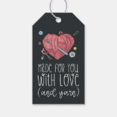Gemaakt voor jou met liefde en haakgaren cadeaulabel (Voorkant)