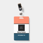 Gemaakt voor jou, stijlvol badge (Voorzijde met clip)