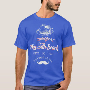 gemaakt voor mannen met baard t-shirt