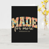 Gemaakt voor meer, Efeziërs 2 10 bloem, christelij Kaart (Gele Bloem)