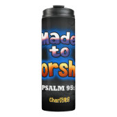 Gemaakt voor Worship Psalm 95:1 Thermosbeker (Voorkant)