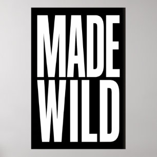 Gemaakt Wild Art Print Dynamische Galerij Muurstuk