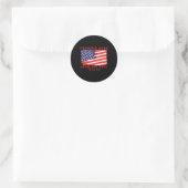 Gemaakte beloftes gehouden stem Trump 2024 Ronde Sticker (Tas)