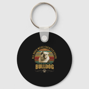 Gemaakte Bulldog Sleutelhanger