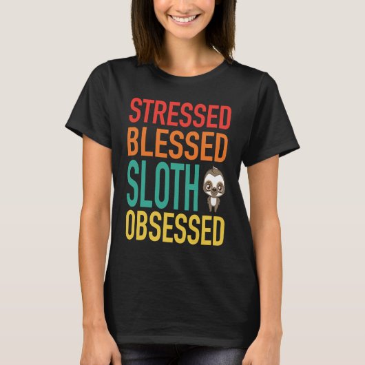 Gemaakte gemorste sleuf geobsedeerd t-shirt (Voorkant)