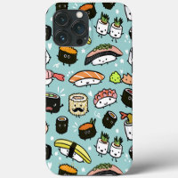 Gemaakte Kawaii Sushi Characters Cute and Funny
