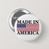 GEMAATKT IN AMERIKA RONDE BUTTON 5,7 CM (Voorkant /achterkant)
