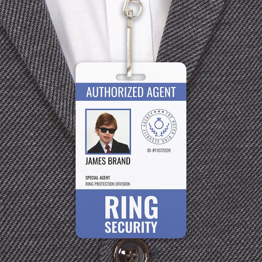Gemachtigde Agent Ringdrager Beveiliging Badge