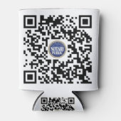 Gemachtigde Notaris Public QR-code Blikjeskoeler (Voorkant)