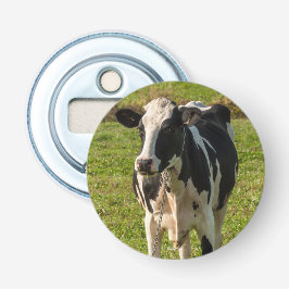 Gemagnetiseerde flessenopener van fotobaby van koe button flesopener