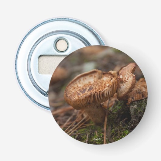 Gemagnetiseerde, foto flessenopener van button flesopener (Voorkant)