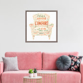 Gemak Canvas Afdruk (Insitu (Woonkamer))