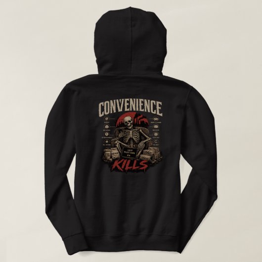 Gemak Dood Hoodie (Design achterkant)