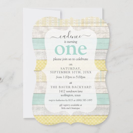 Gemak en geel bijpassend tapijt - Verjaardag Kaart (Voorkant)