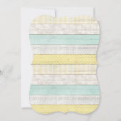 Gemak en geel bijpassend tapijt - Verjaardag Kaart (Achterkant)