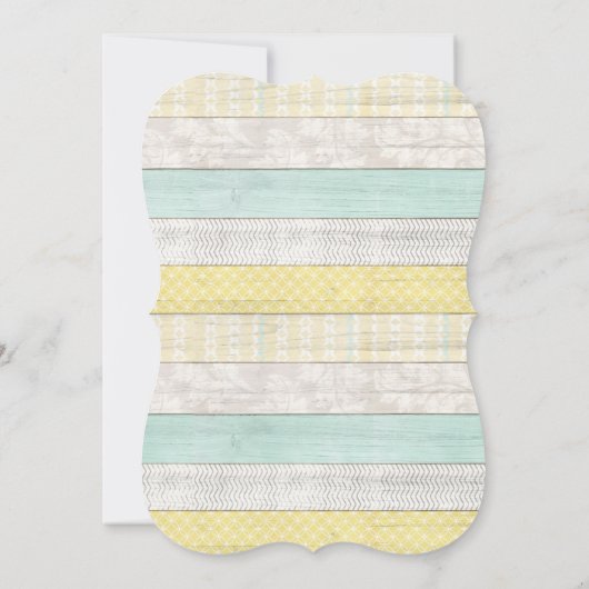 Gemak en geel bijpassend tapijt - Verjaardag Kaart (Achterkant)