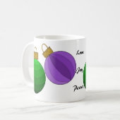 Gemak en vreugde koffiemok (Voorkant links)