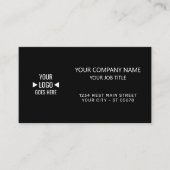 Gemakkelijk aangepast zakelijk Visitekaartje met L (Voorkant)