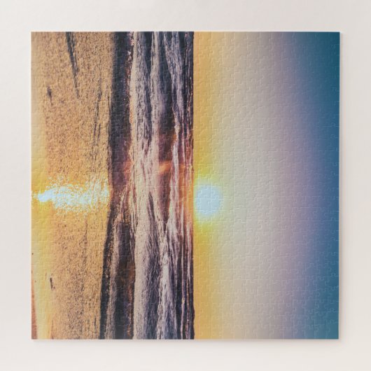 Gemakkelijk aangepaste foto gepersonaliseerd legpuzzel (Horizontaal)