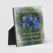 Gemakkelijk aangepaste Plaque met EASEL Fotoplaat (Voorkant)