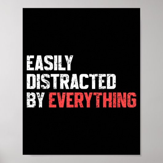 Gemakkelijk Afgeleid1 Poster (Voorkant)