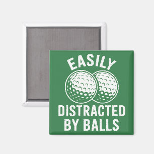 Gemakkelijk afgeleid door ballen Funny Golf Bal Go Magneet