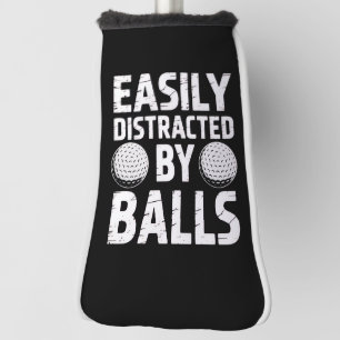 Gemakkelijk Afgeleid door Ballen Funny Golf Liefhe Golfheadcover