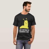 Gemakkelijk afgeleid door bananenslug Funny Banana T-shirt (Voorkant volledig)