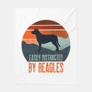 Gemakkelijk Afgeleid Door Beagles Honden Uitlaten Fleece Deken