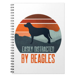 Gemakkelijk Afgeleid Door Beagles Honden Uitlaten Notitieboek