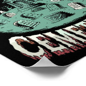 Gemakkelijk Afgeleid Door Begraafplaatsen Grafveld Poster (Hoek)