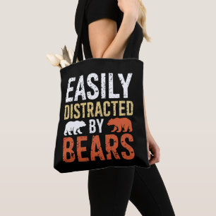 Gemakkelijk Afgeleid Door Beren Homoseksuele Beer  Tote Bag