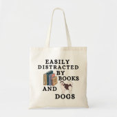 Gemakkelijk afgeleid door boeken en Alaskan Malamu Tote Bag (Voorkant)