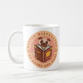 Gemakkelijk Afgeleid Door Boeken En Honden - Schat Koffiemok