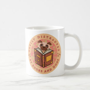 Gemakkelijk Afgeleid Door Boeken En Honden - Schat Koffiemok