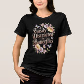 Gemakkelijk afgeleid door Butterflies Floral Shirt (Voorkant)