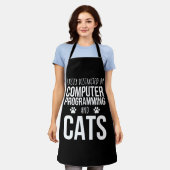 Gemakkelijk Afgeleid Door Computerprogrammering En Schort (Gedragen)