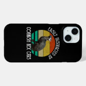 Gemakkelijk Afgeleid Door Cornish Rex Katten Case-Mate iPhone Case (Achterkant (horizontaal))