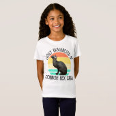 Gemakkelijk Afgeleid Door Cornish Rex Katten T-shirt (Voorkant volledig)