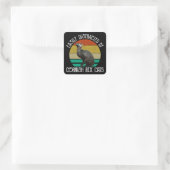 Gemakkelijk Afgeleid Door Cornish Rex Katten Vierkante Sticker (Tas)